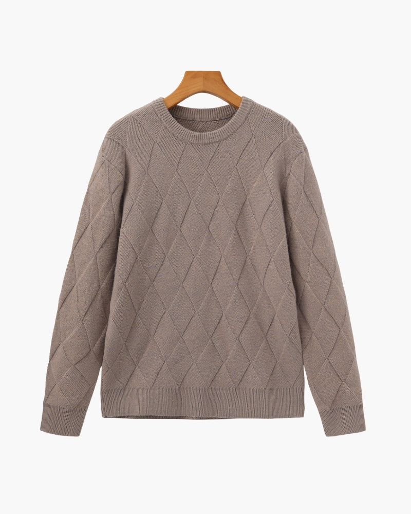 Pullover mit Rautenmuster