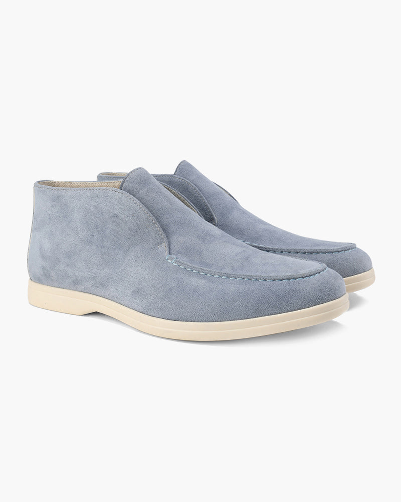 Hochwertige Wildleder-Loafer im Old Money Stil