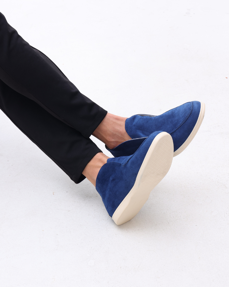 Hochwertige Wildleder-Loafer im Old Money Stil