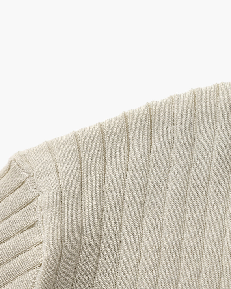 Geripptes Premium-Polo