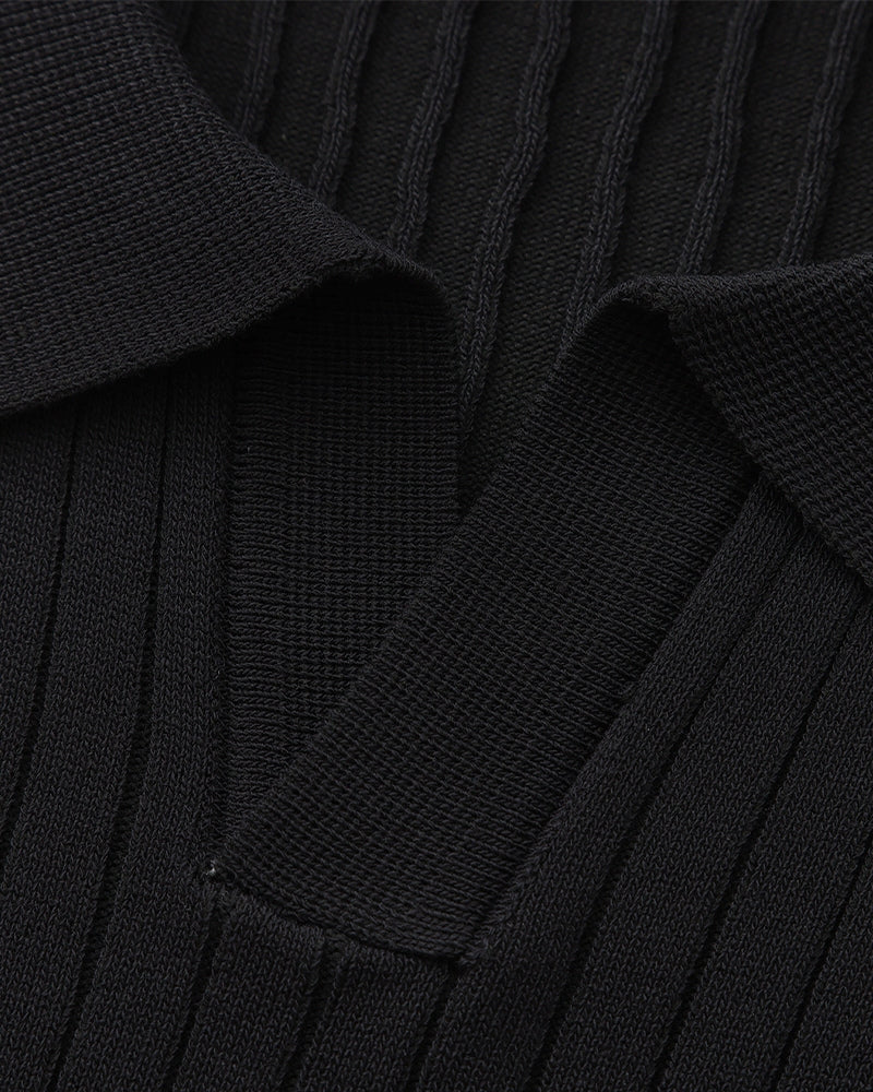 Geripptes Premium-Polo